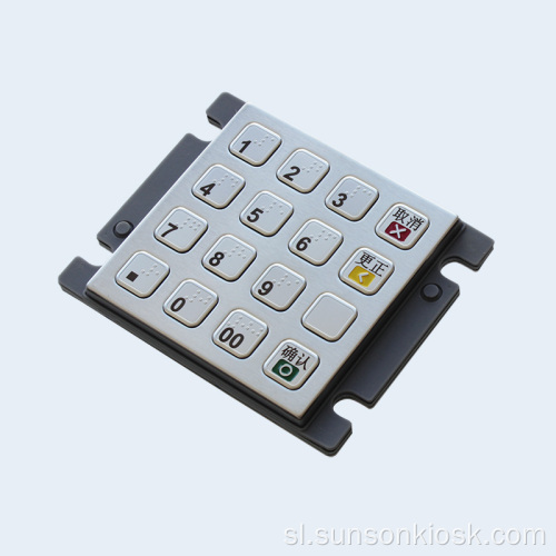 Šifrirana blazinica PIN za srednje velikost